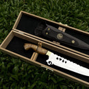 Faca Churrasco Artesanal Personalizada Cartas | Aço Inox 9"