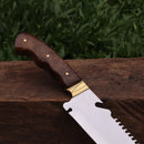 Faca Churrasco Artesanal Personalizada Bowie | Aço Inox 10"
