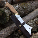 Cutelo Churrasco Artesanal Personalizado | Aço Inox 9"