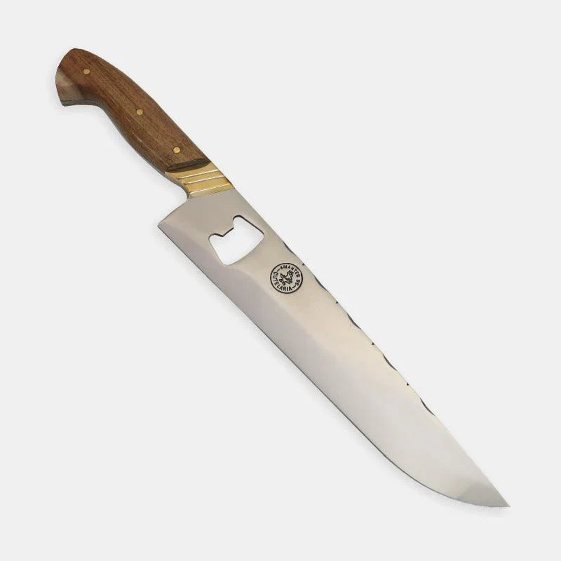 Faca Churrasco Picanheira Abridor Personalizada | Aço Inox 10"