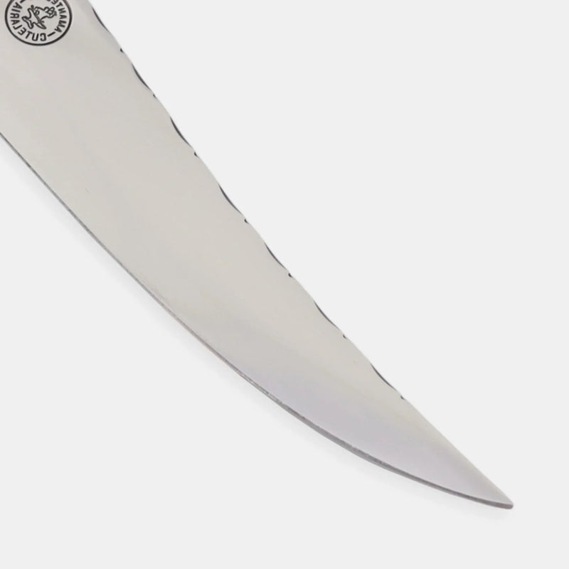 Faca Churrasco Artesanal Personalizada BBQ Fileteira | Aço Inox 9"