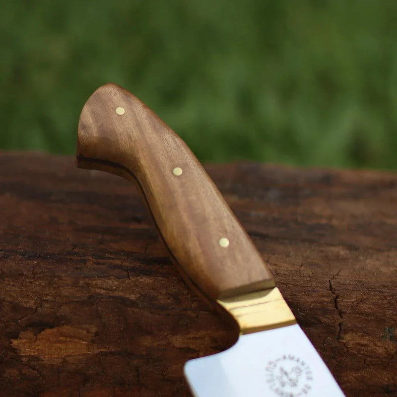 Cutelo Churrasco Artesanal Personalizado | Aço Inox 6"