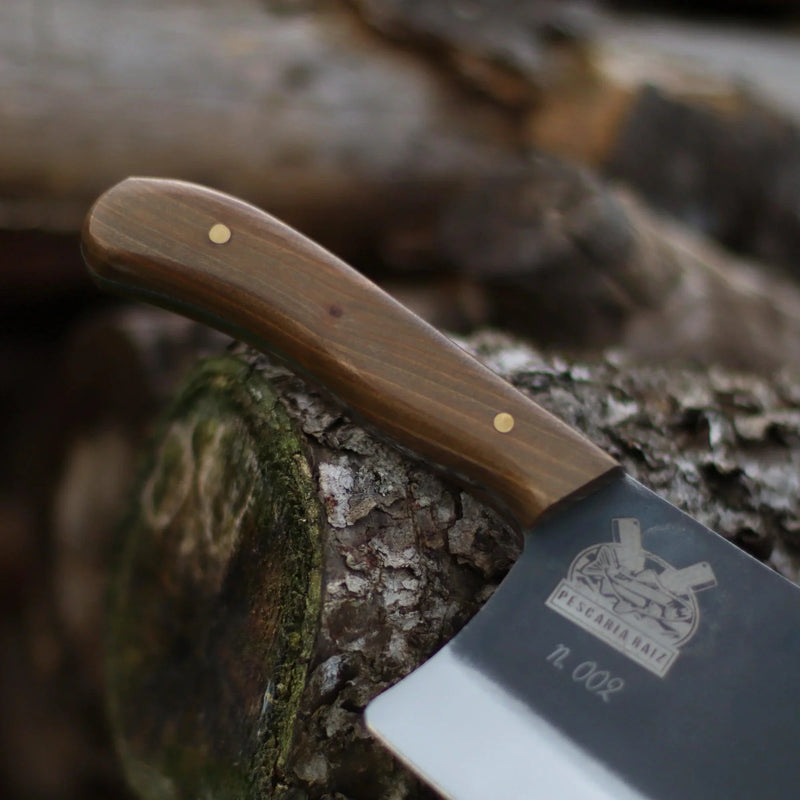 Cutelo Churrasco Artesanal Personalizado Raiz | Brut Forge 7"